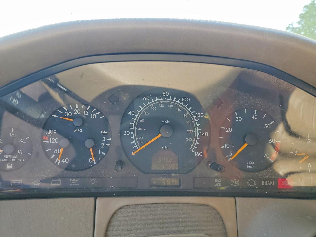 1998 Mercedes-benz Cl 500 Gold vin: WDBGA70G0WA391704
