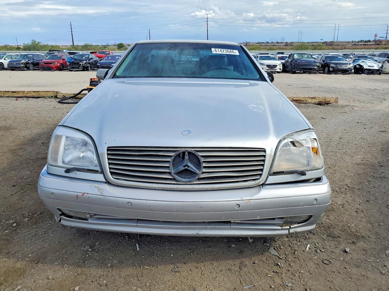 1999 Mercedes-benz Cl 500 Silver vin: WDBGA70G1XA427627