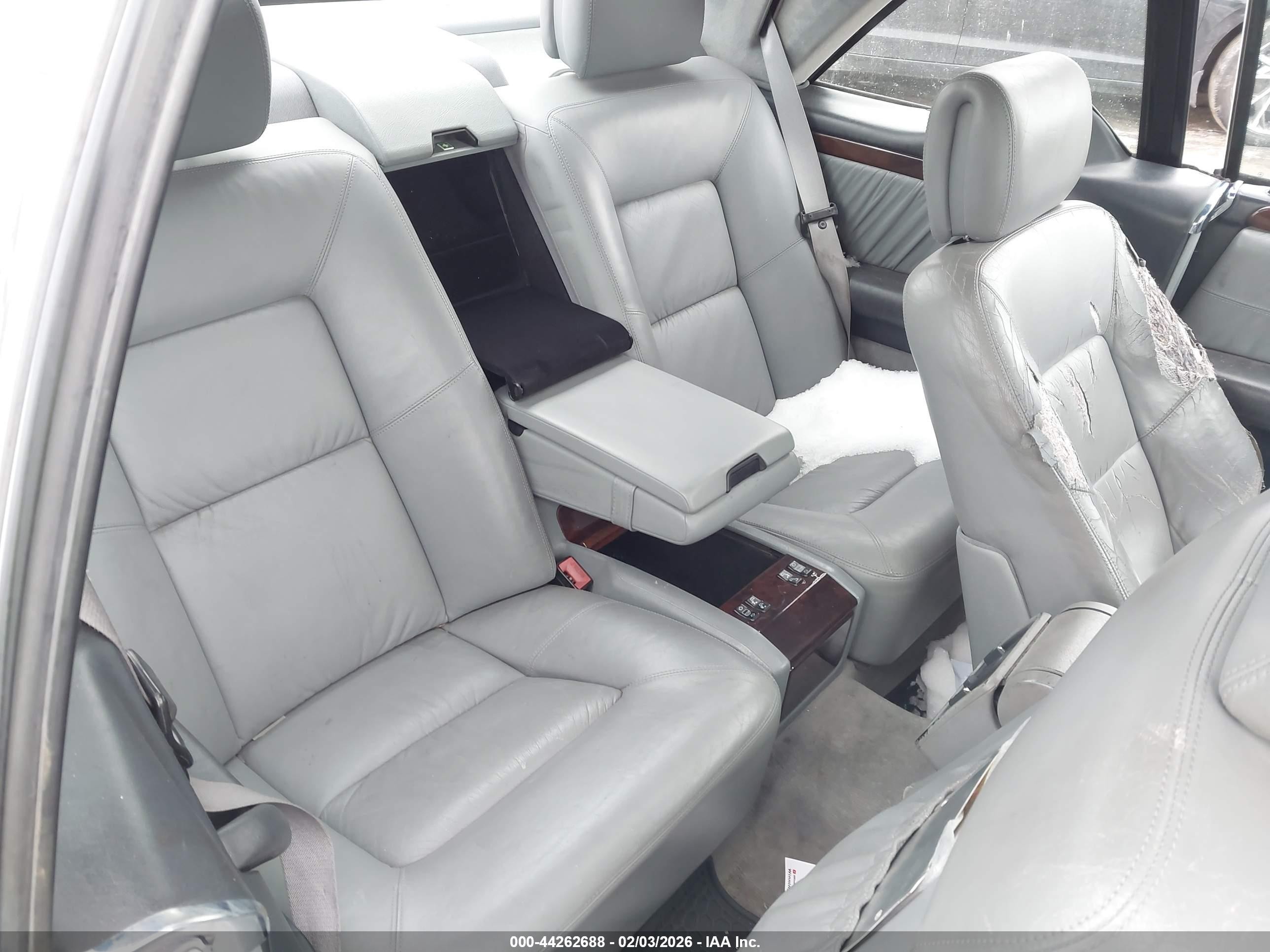1997 Mercedes-benz S 500   White vin: WDBGA70G2VA349369