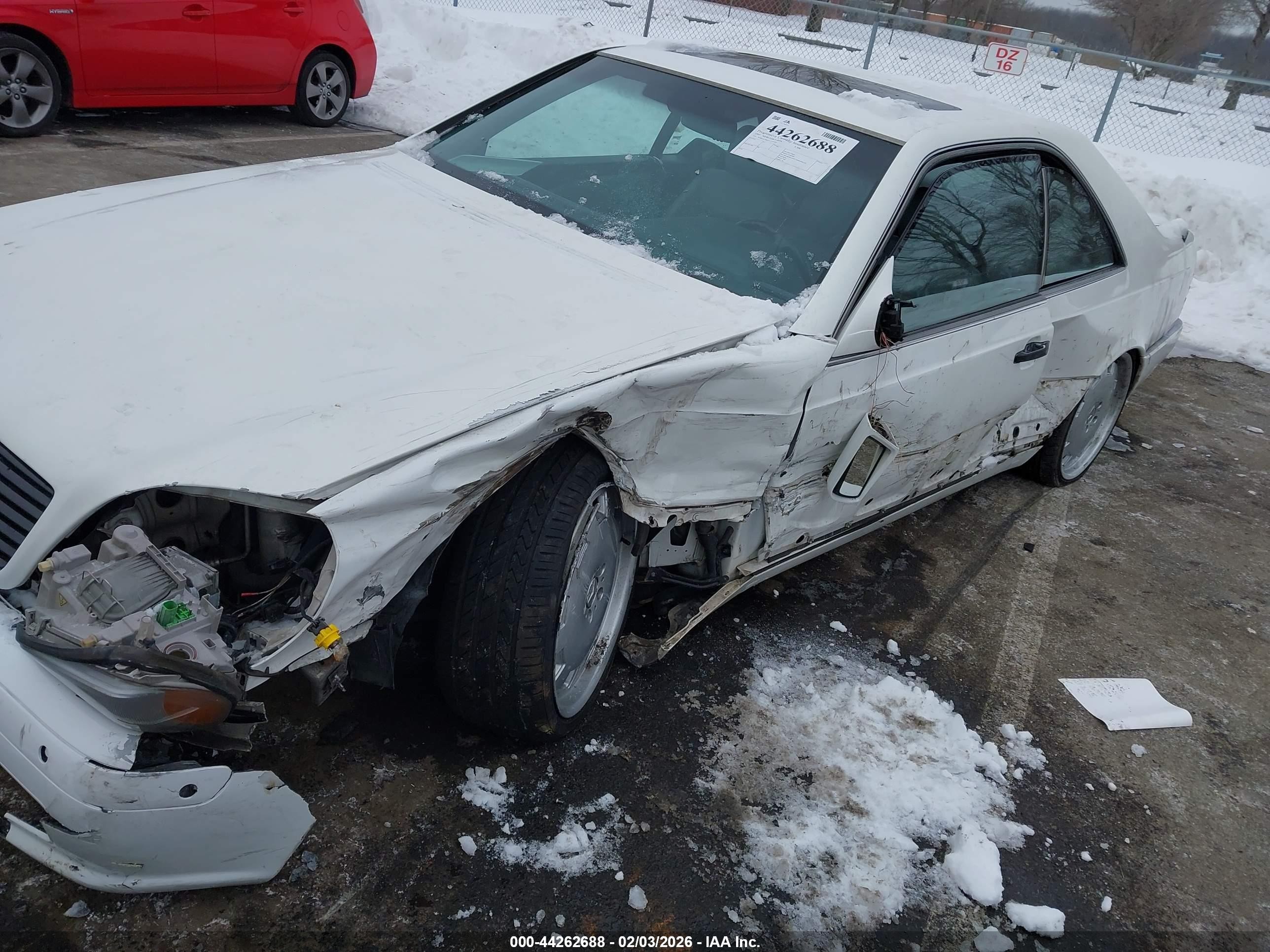 1997 Mercedes-benz S 500   White vin: WDBGA70G2VA349369