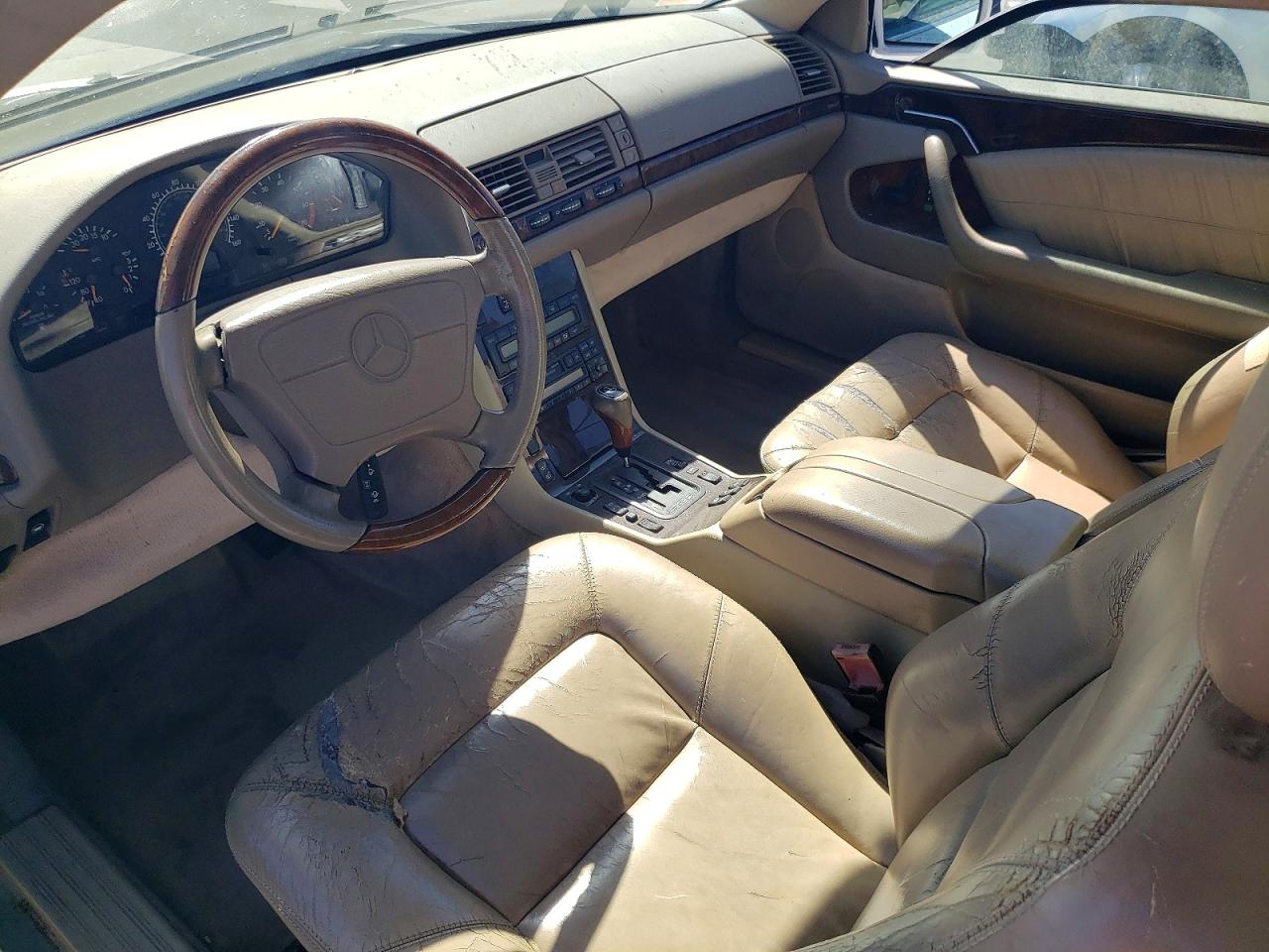 1999 Mercedes-benz Cl 500 White vin: WDBGA70G2XA429144