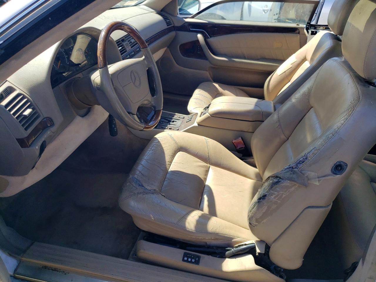1999 Mercedes-benz Cl 500 White vin: WDBGA70G2XA429144