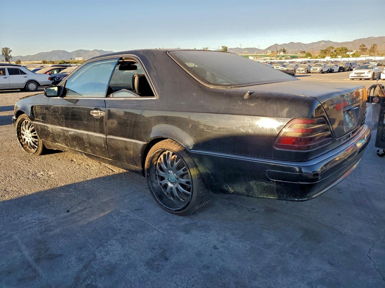 1999 Mercedes-benz Cl 500 Black vin: WDBGA70G3XA424258