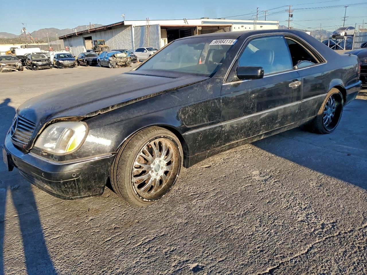 1999 Mercedes-benz Cl 500 Black vin: WDBGA70G3XA424258