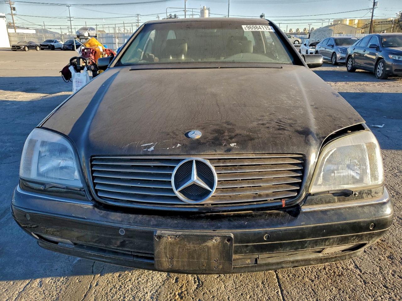 1999 Mercedes-benz Cl 500 Black vin: WDBGA70G3XA424258