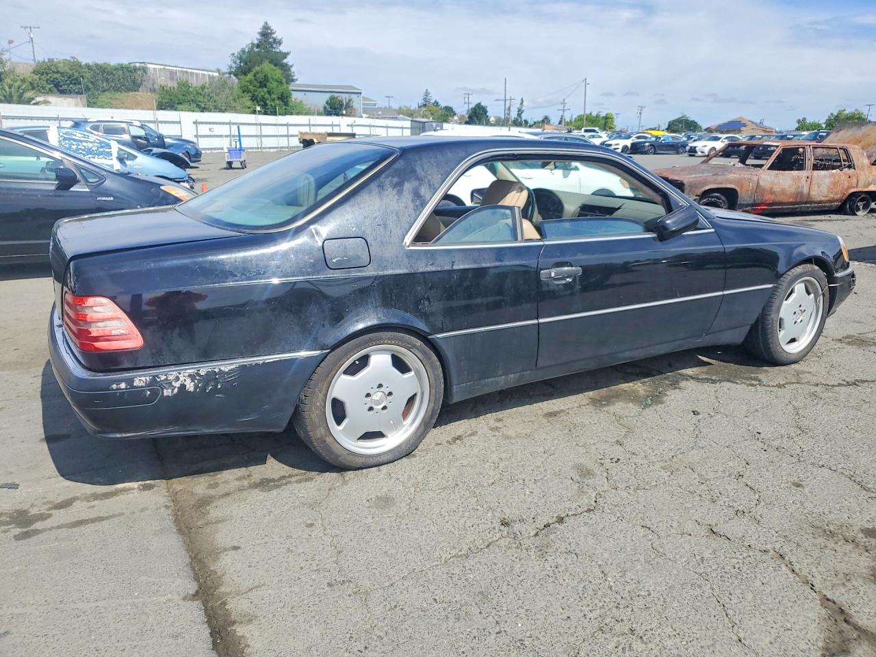 1997 Mercedes-benz S 500 Black vin: WDBGA70G8VA351918