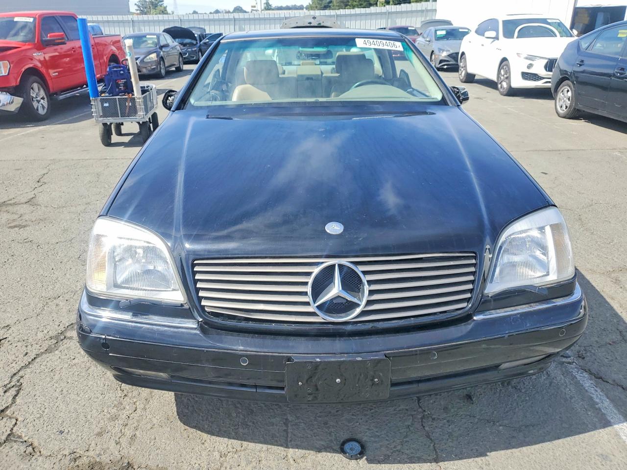 1997 Mercedes-benz S 500 Black vin: WDBGA70G8VA351918