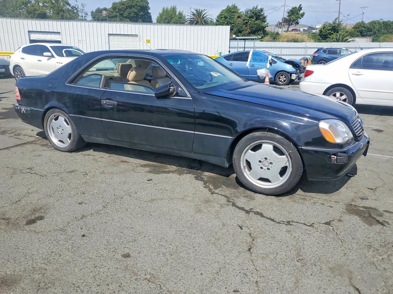 1997 Mercedes-benz S 500 Black vin: WDBGA70G8VA351918