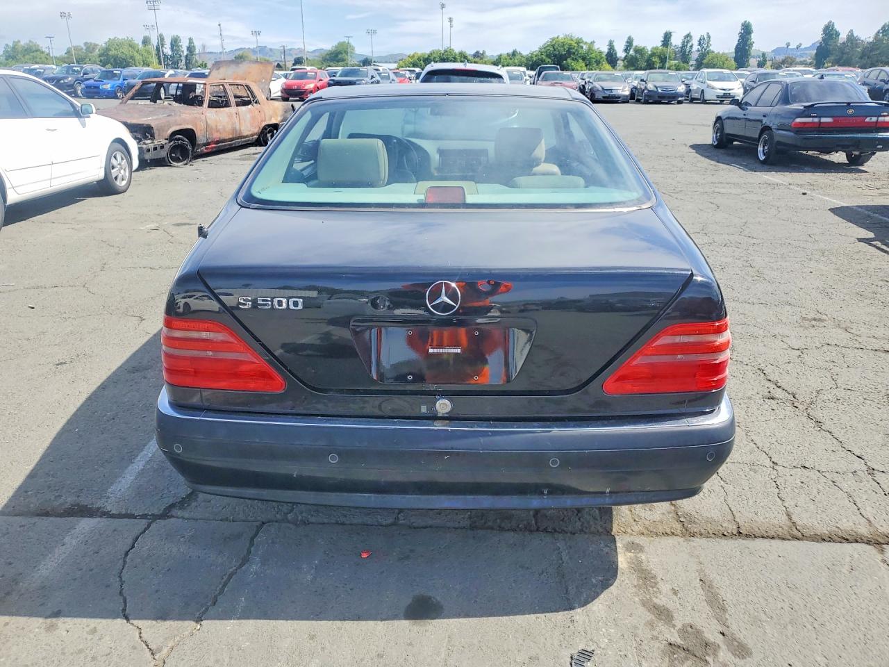 1997 Mercedes-benz S 500 Black vin: WDBGA70G8VA351918