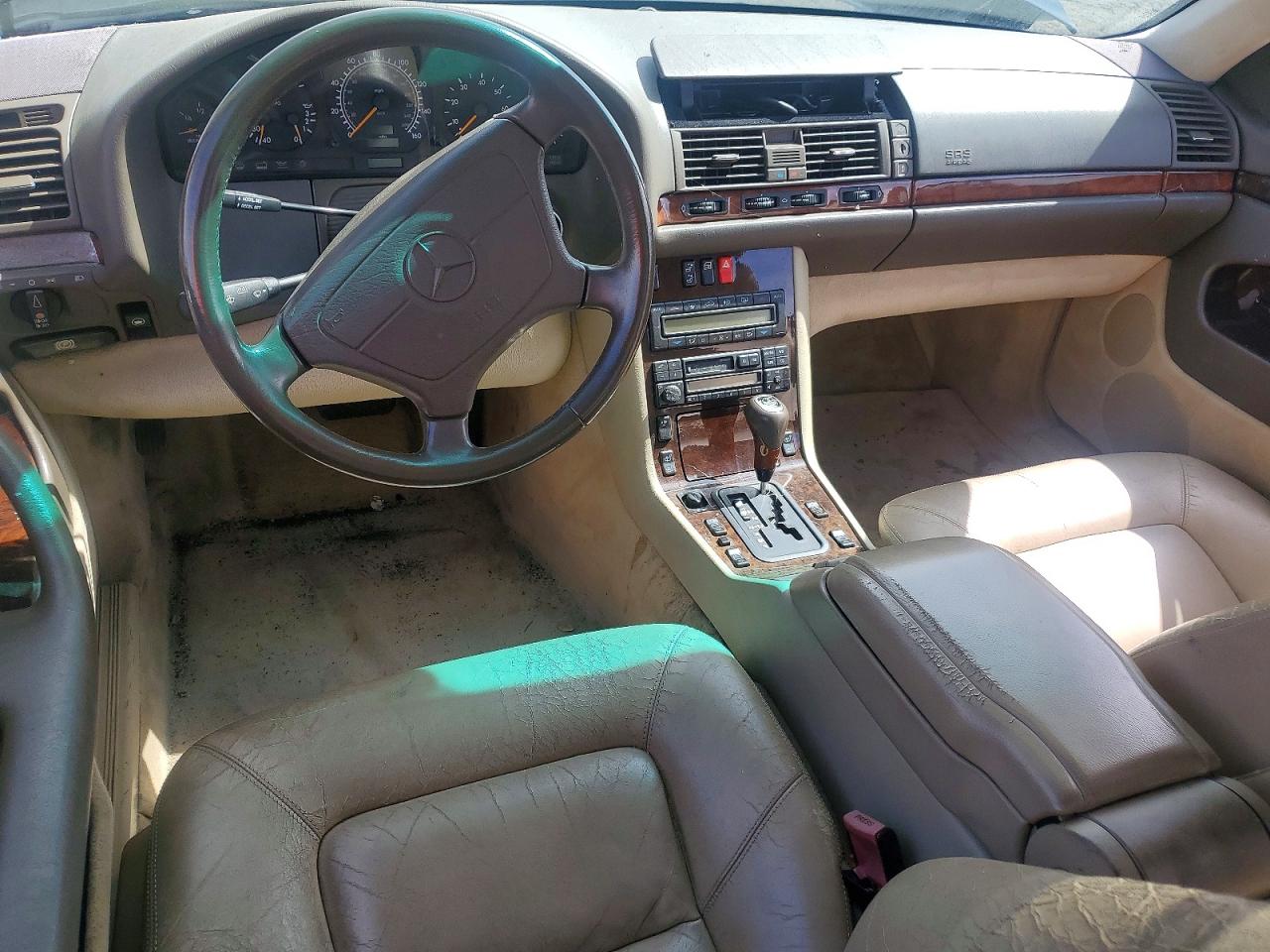 1997 Mercedes-benz S 500 Black vin: WDBGA70G8VA351918