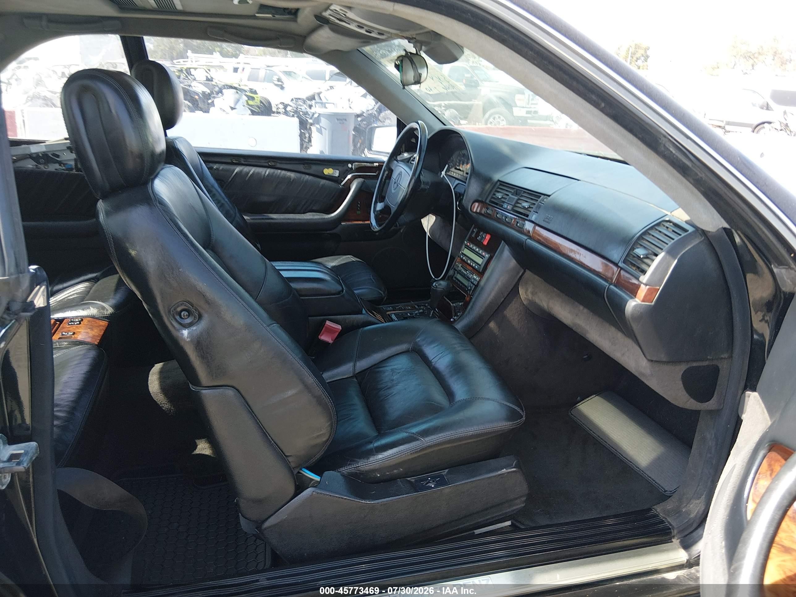 1999 Mercedes-benz Cl 500   Black vin: WDBGA70G8XA429424