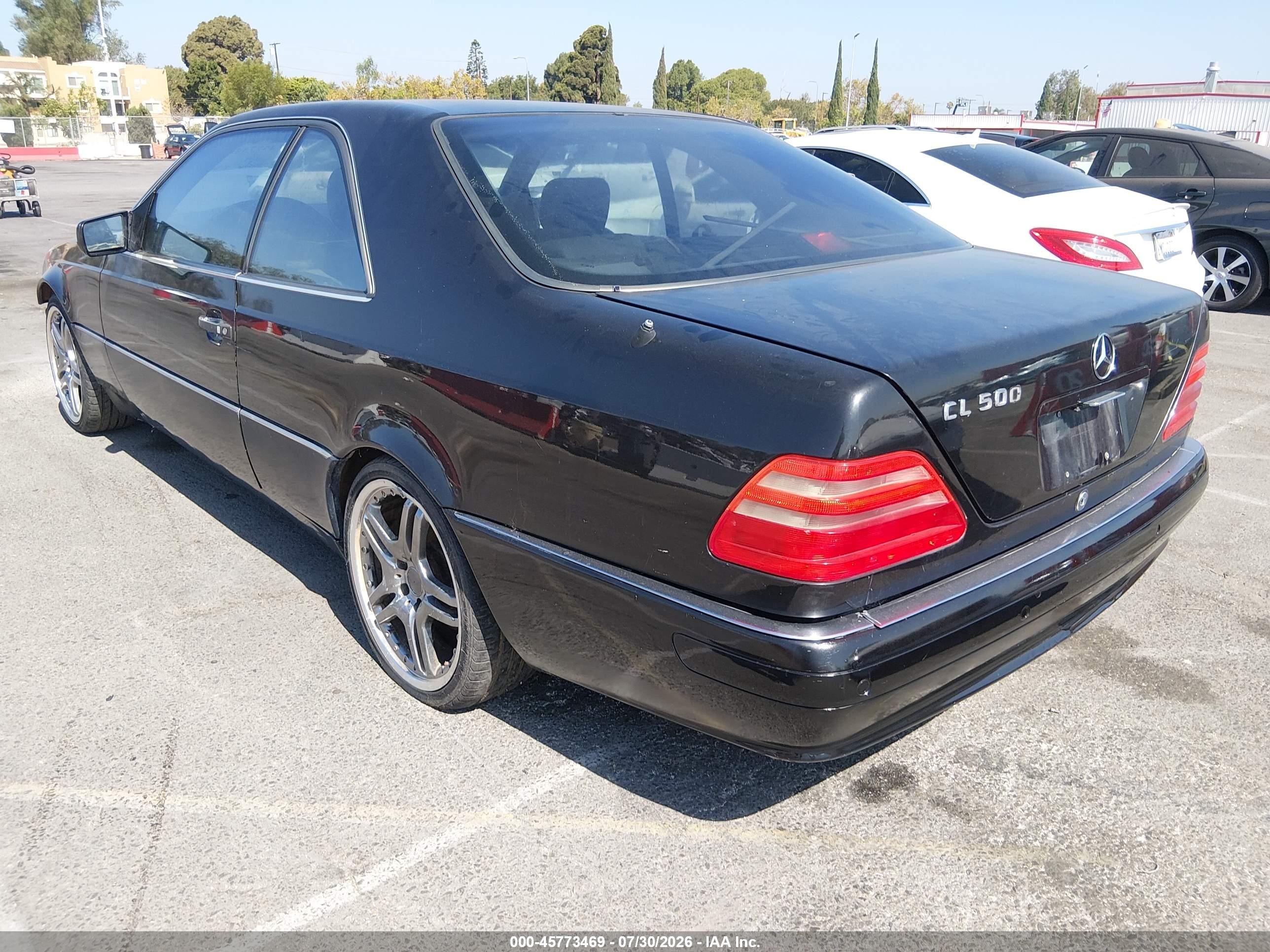 1999 Mercedes-benz Cl 500   Black vin: WDBGA70G8XA429424