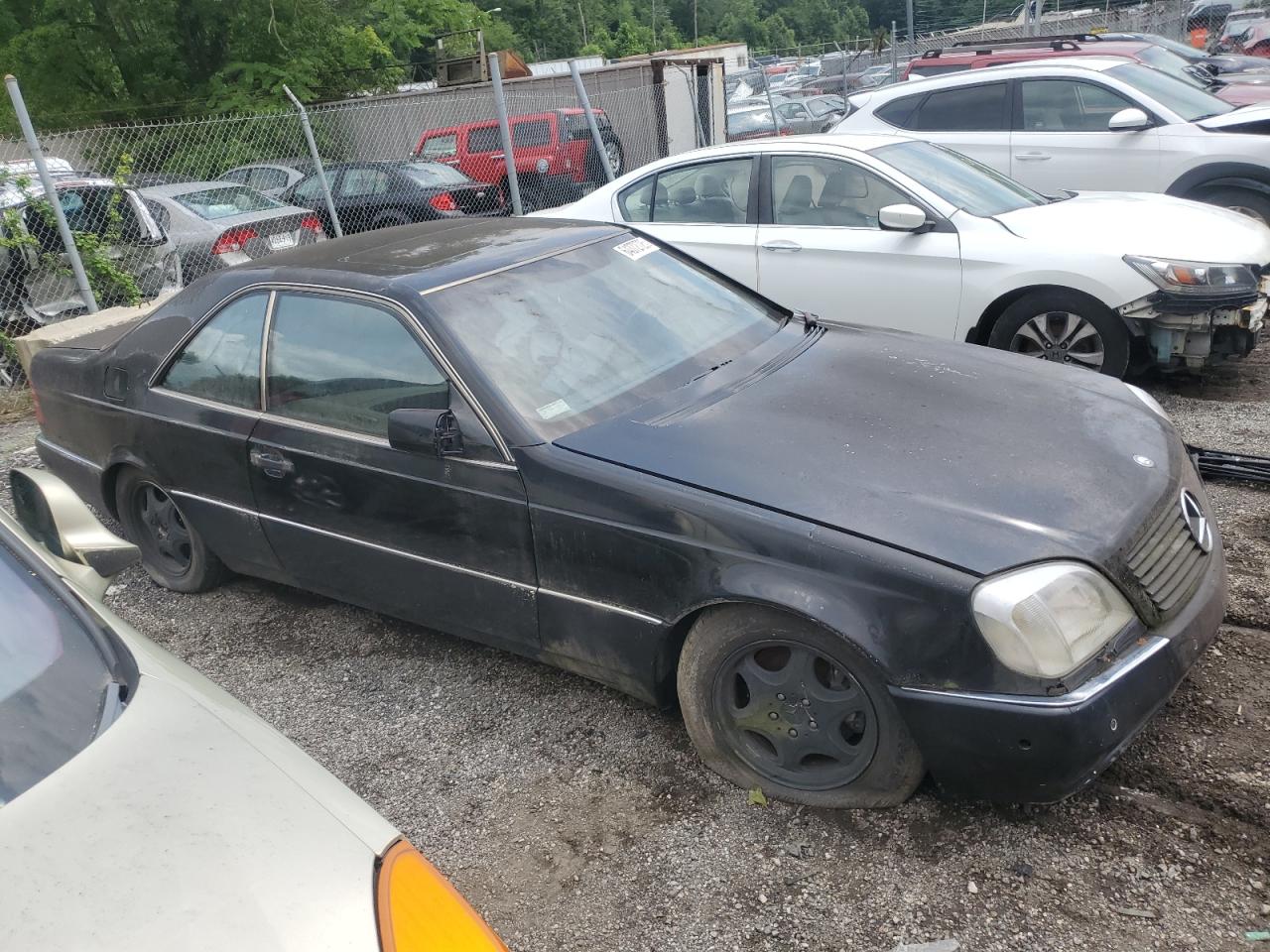 1998 Mercedes-benz Cl 500   Black vin: WDBGA70GXWA394853