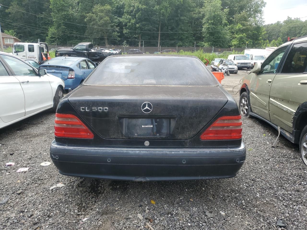 1998 Mercedes-benz Cl 500   Black vin: WDBGA70GXWA394853