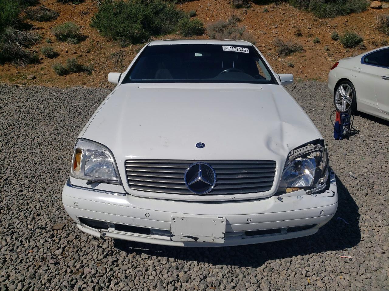1999 Mercedes Benz Cl 500 White vin: WDBGA70GXXA414357