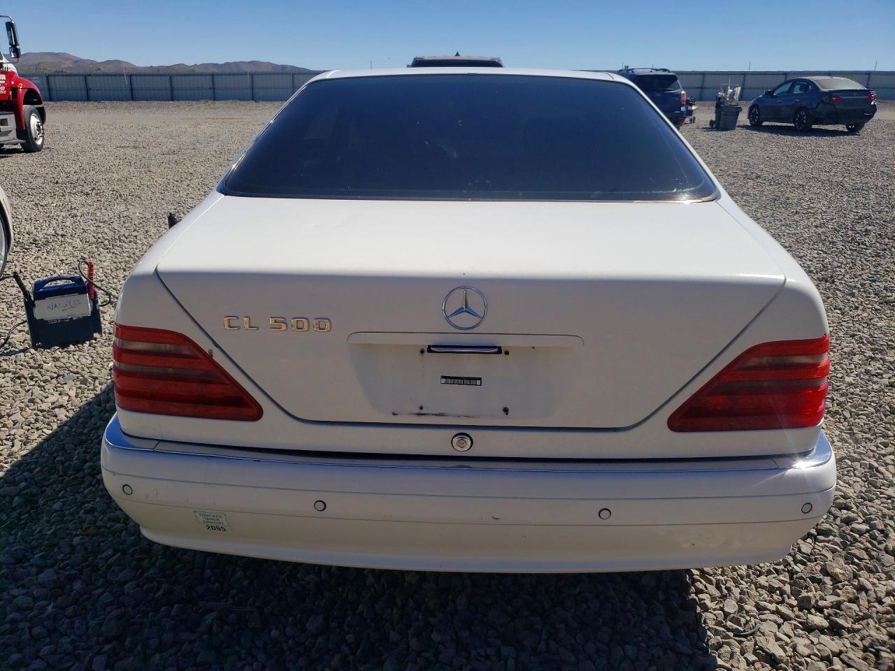 1999 Mercedes Benz Cl 500 White vin: WDBGA70GXXA414357
