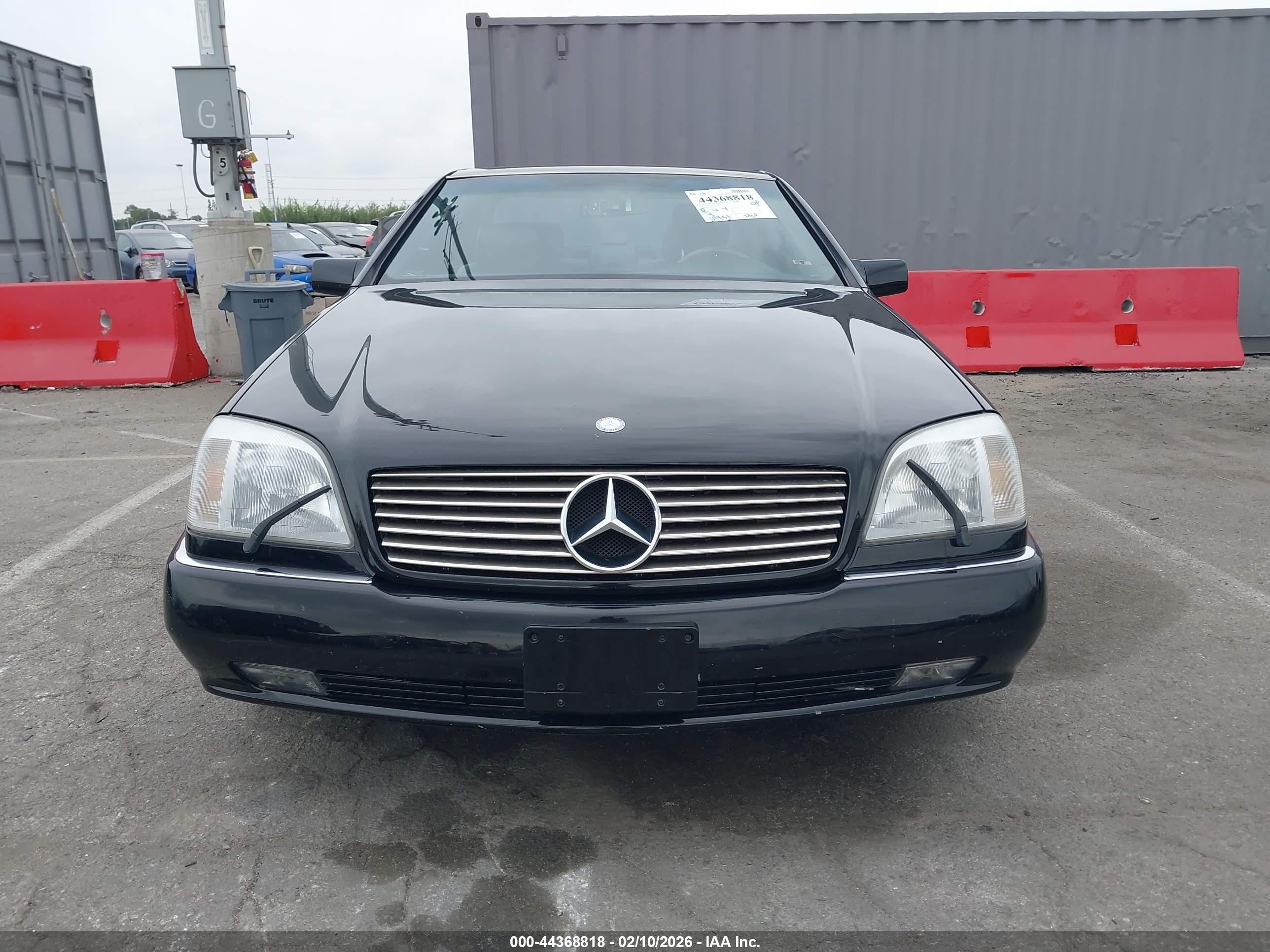 1994 Mercedes-benz S 600 Black vin: WDBGA76E1RA157713