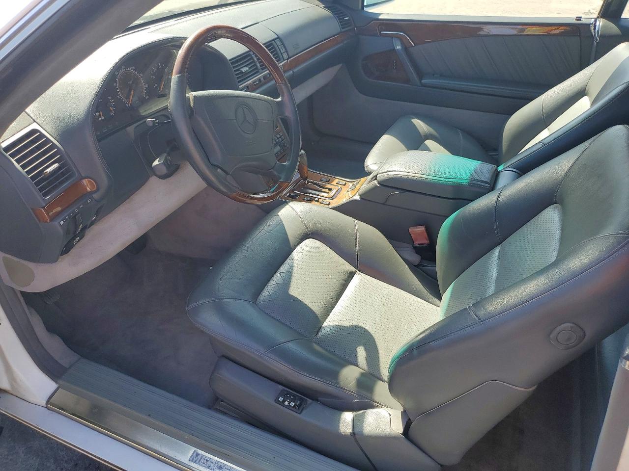 1995 Mercedes-benz S 600 White vin: WDBGA76E9SA203861
