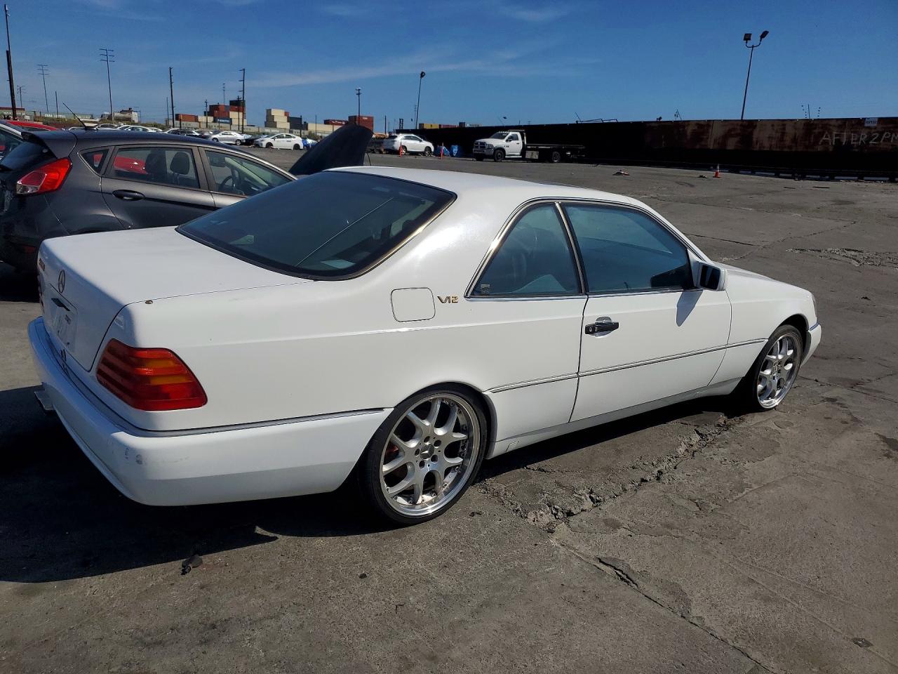 1995 Mercedes-benz S 600 White vin: WDBGA76E9SA203861