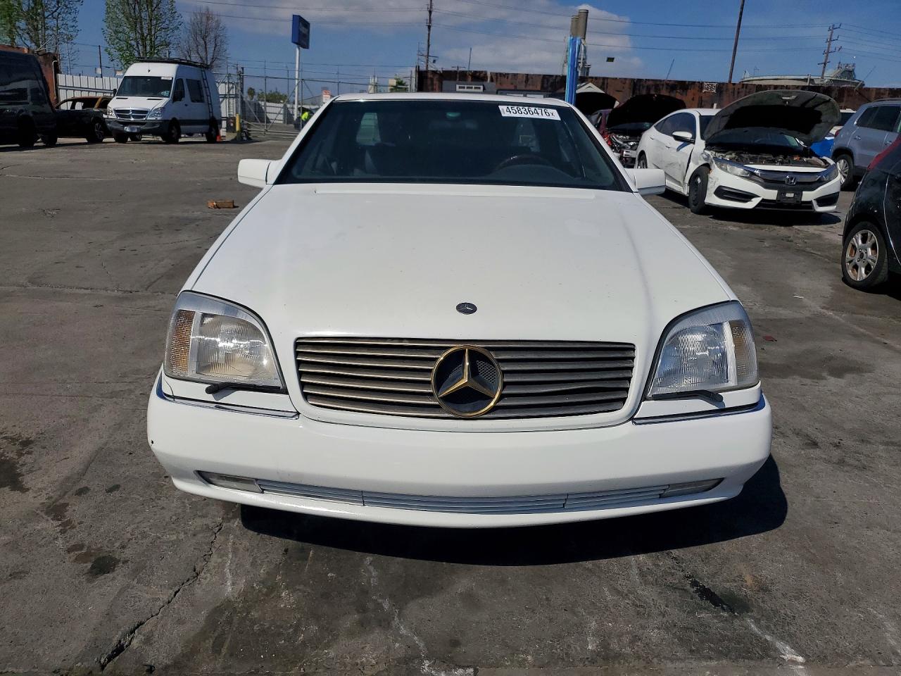 1995 Mercedes-benz S 600 White vin: WDBGA76E9SA203861