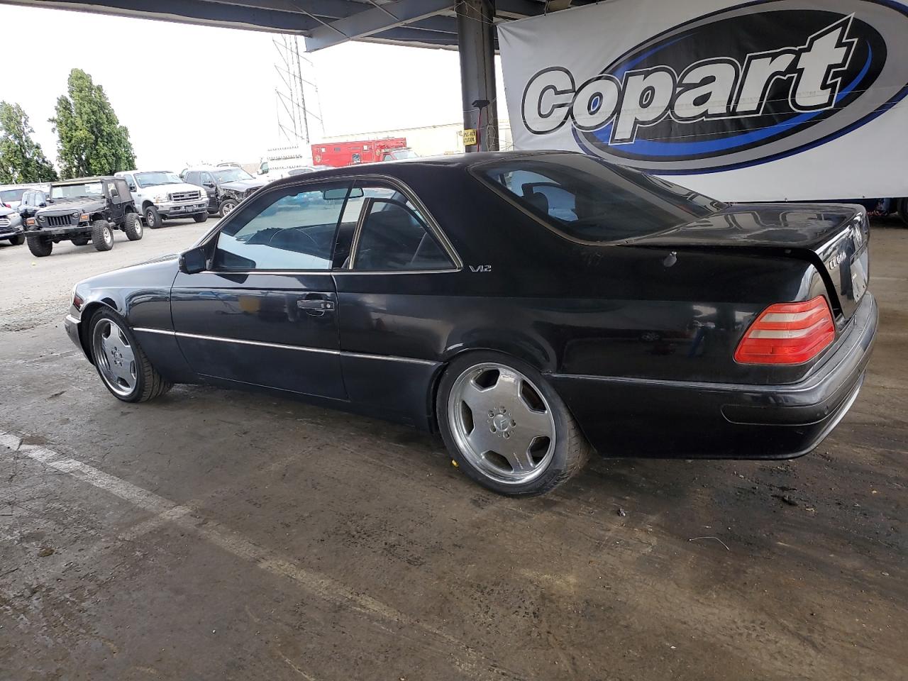 1998 Mercedes-benz Cl 600 Black vin: WDBGA76G3WA407000