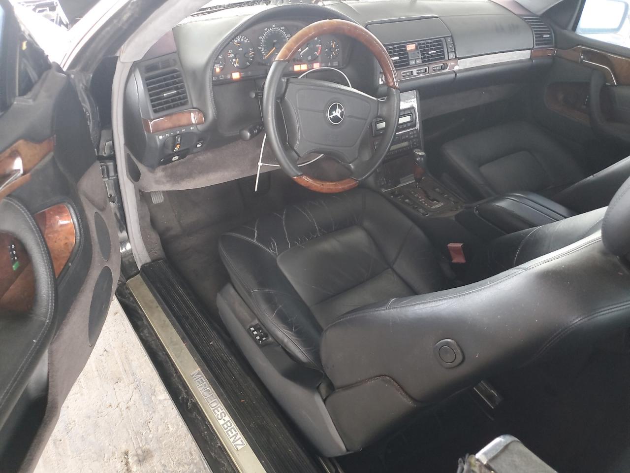1998 Mercedes-benz Cl 600 Black vin: WDBGA76G3WA407000