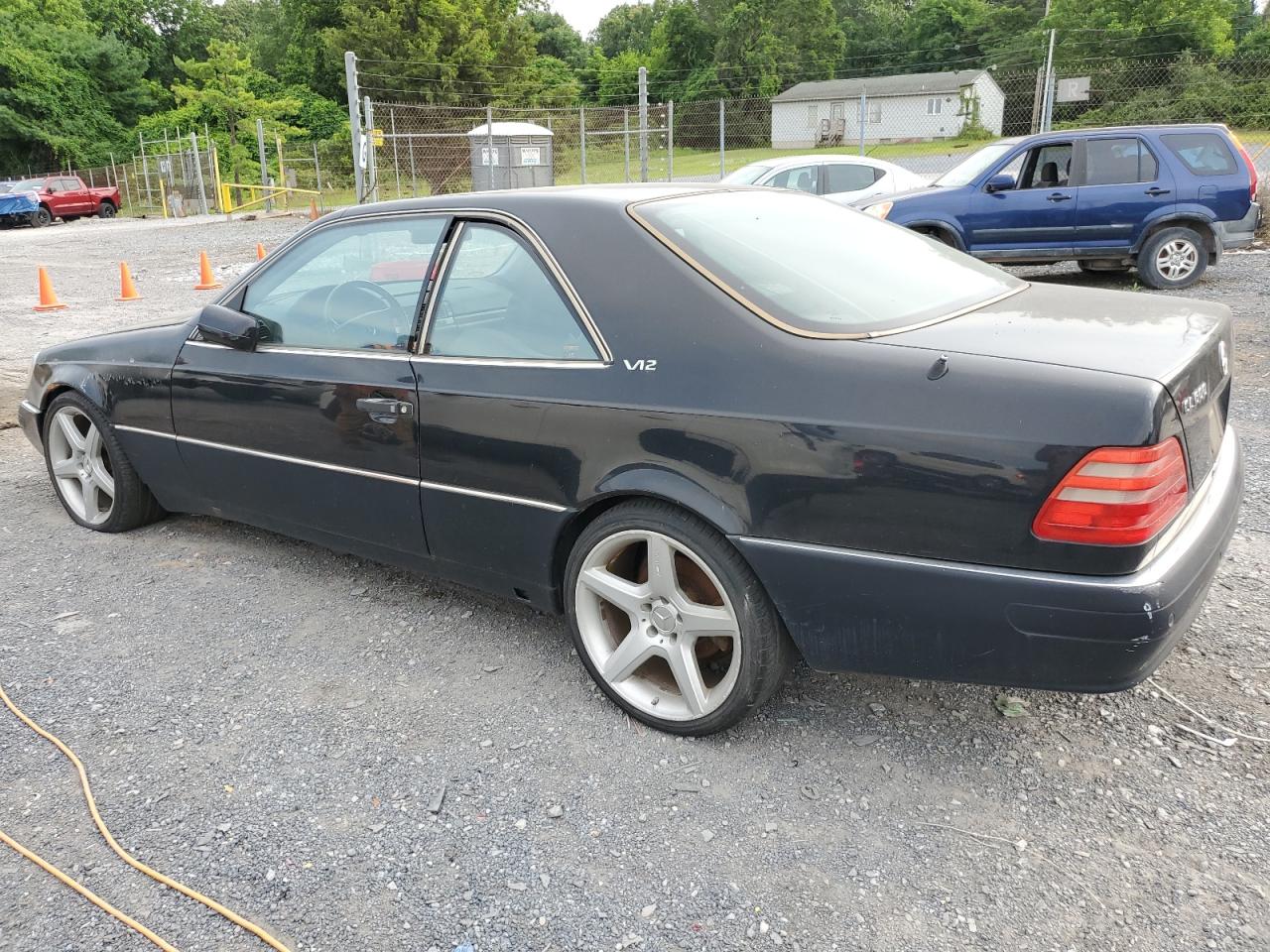 1999 Mercedes-benz Cl 600 Black vin: WDBGA76G7XA413240