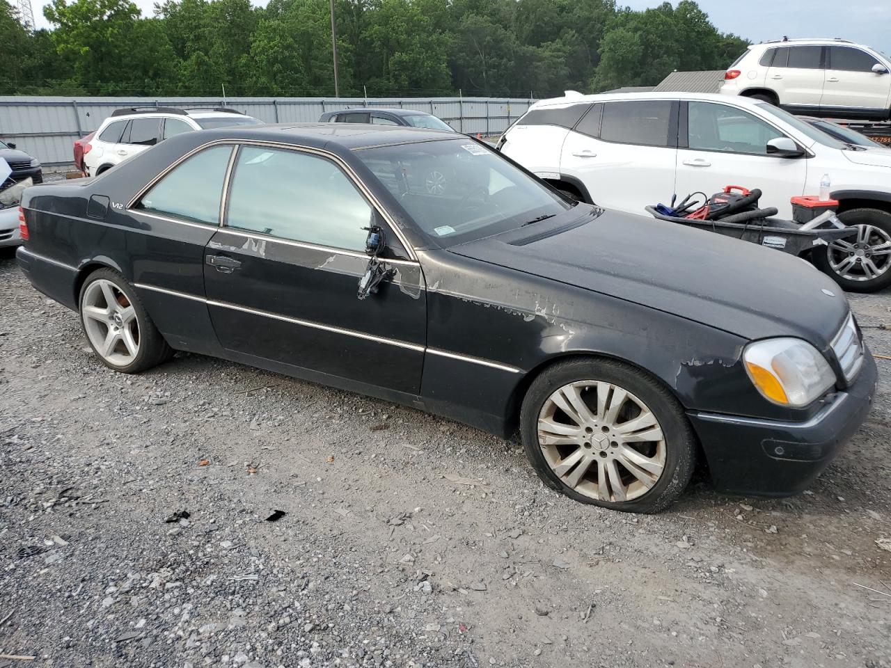 1999 Mercedes-benz Cl 600 Black vin: WDBGA76G7XA413240