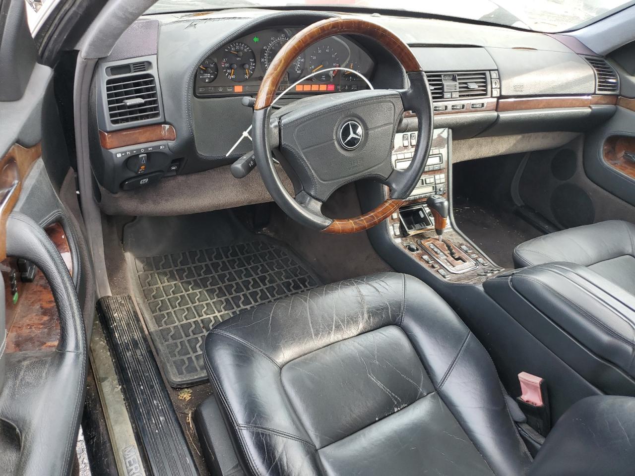 1999 Mercedes-benz Cl 600 Black vin: WDBGA76G7XA413240