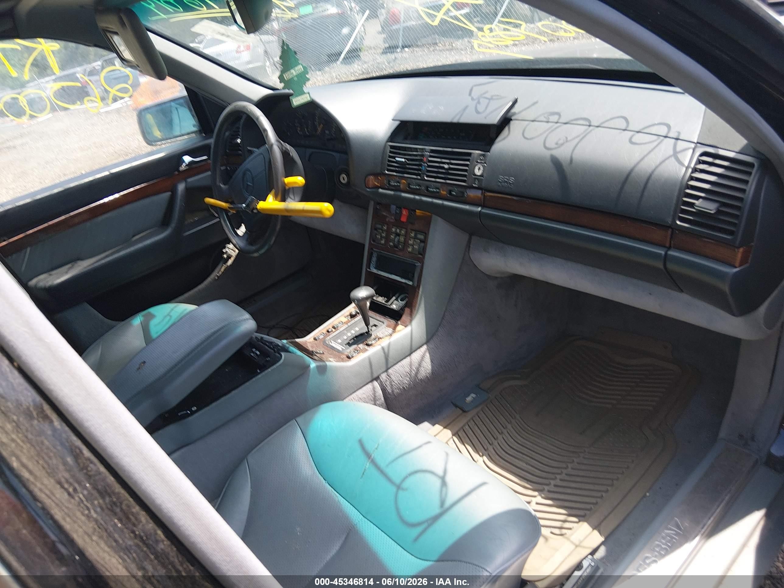 1995 Mercedes-benz S 350d Black vin: WDBGB34E1SA221568