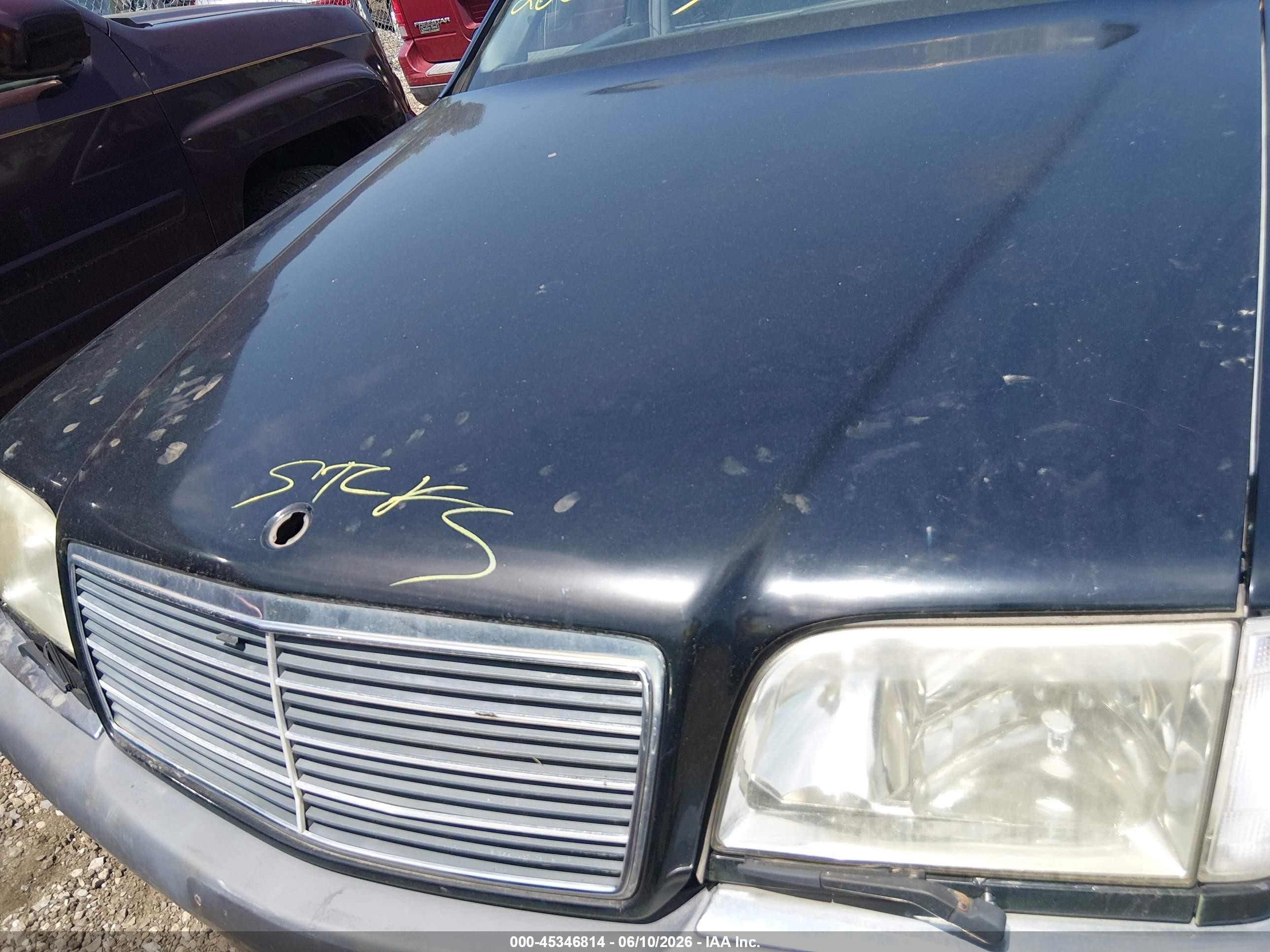 1995 Mercedes-benz S 350d Black vin: WDBGB34E1SA221568