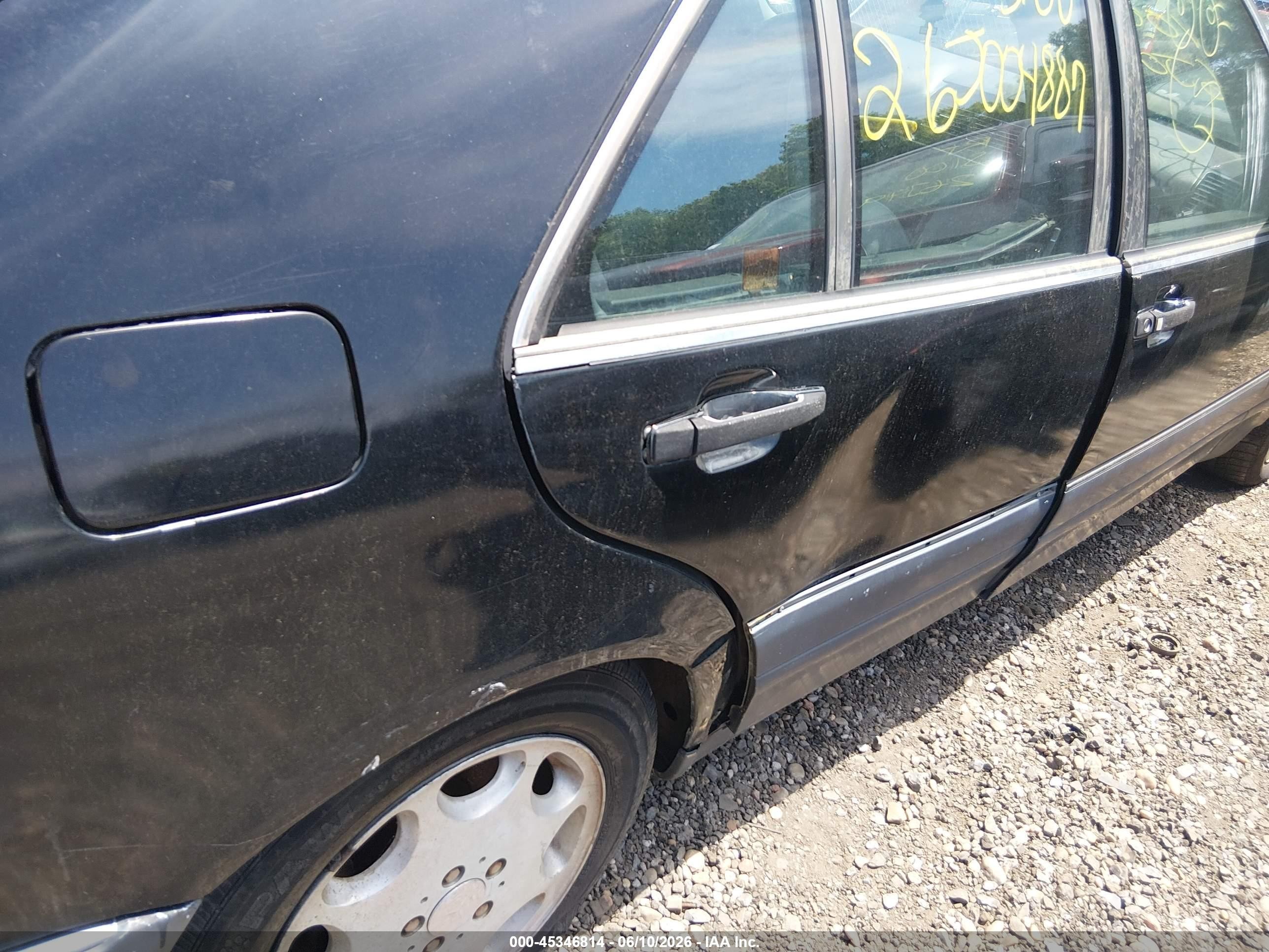 1995 Mercedes-benz S 350d Black vin: WDBGB34E1SA221568