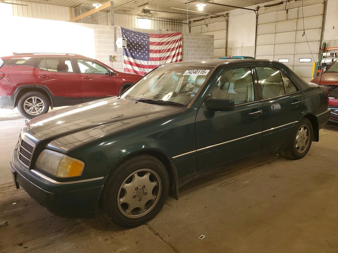 1996 Mercedes-benz C 220 Green vin: WDBHA22E6TF384712