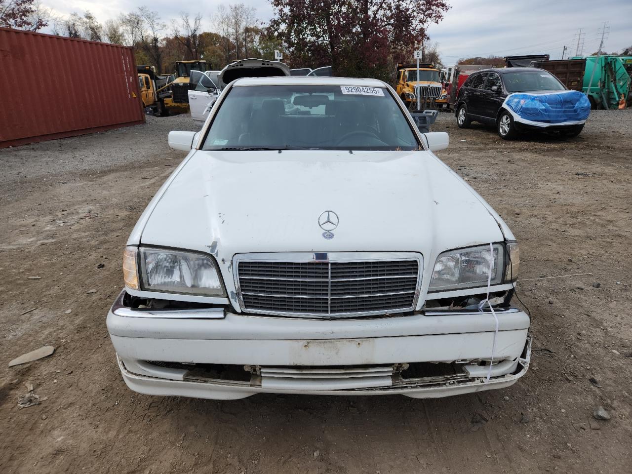 1996 Mercedes-benz C 220 White vin: WDBHA22E8TF457756