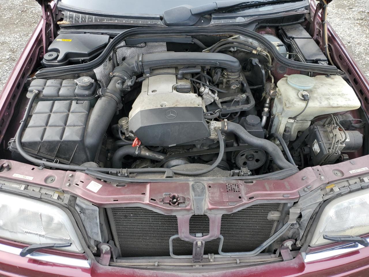1997 Mercedes-benz C 230 Темно-бордовый vin: WDBHA23E2VF562696