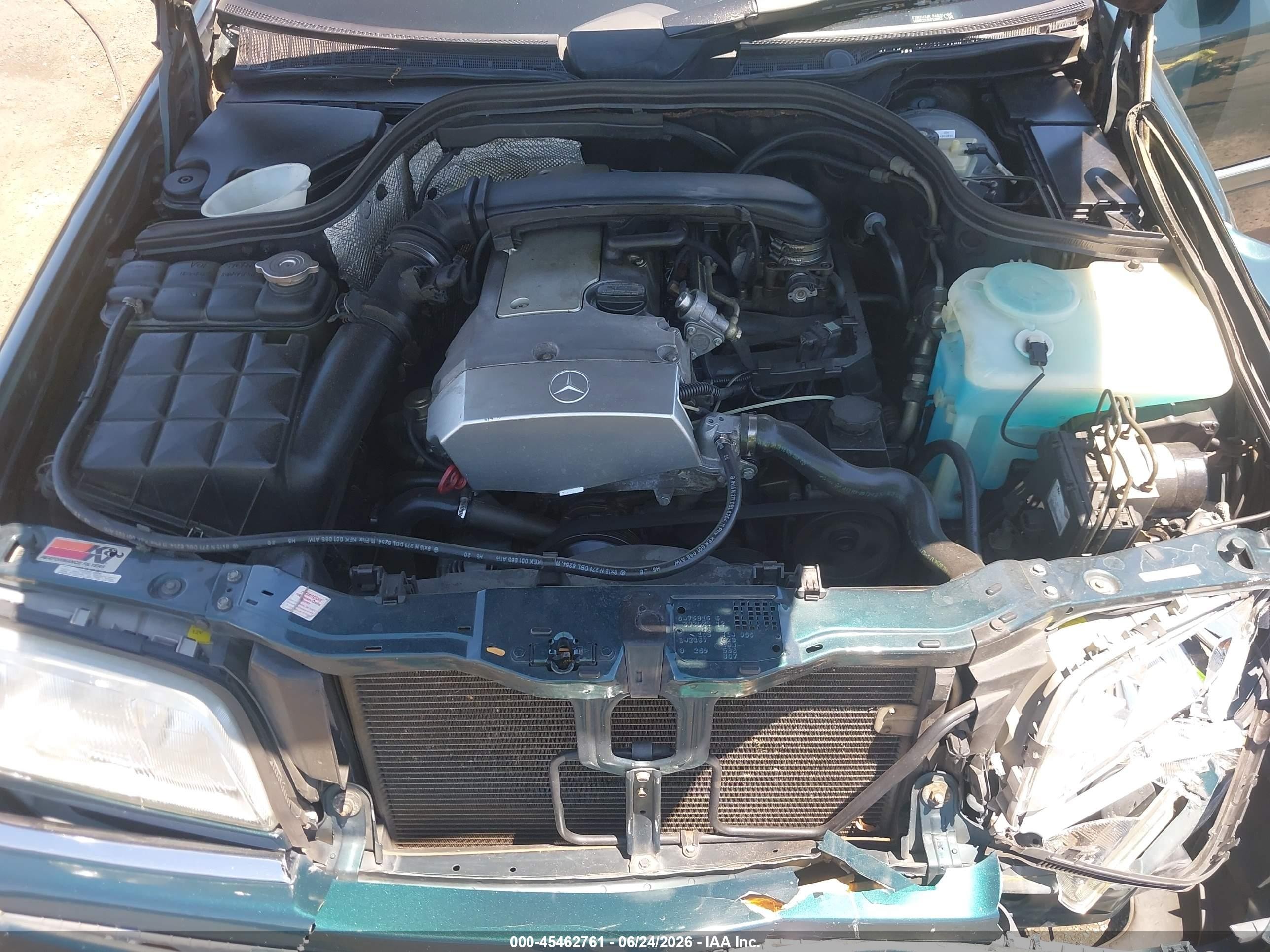 1997 Mercedes-benz C 230   Green vin: WDBHA23E8VF520663