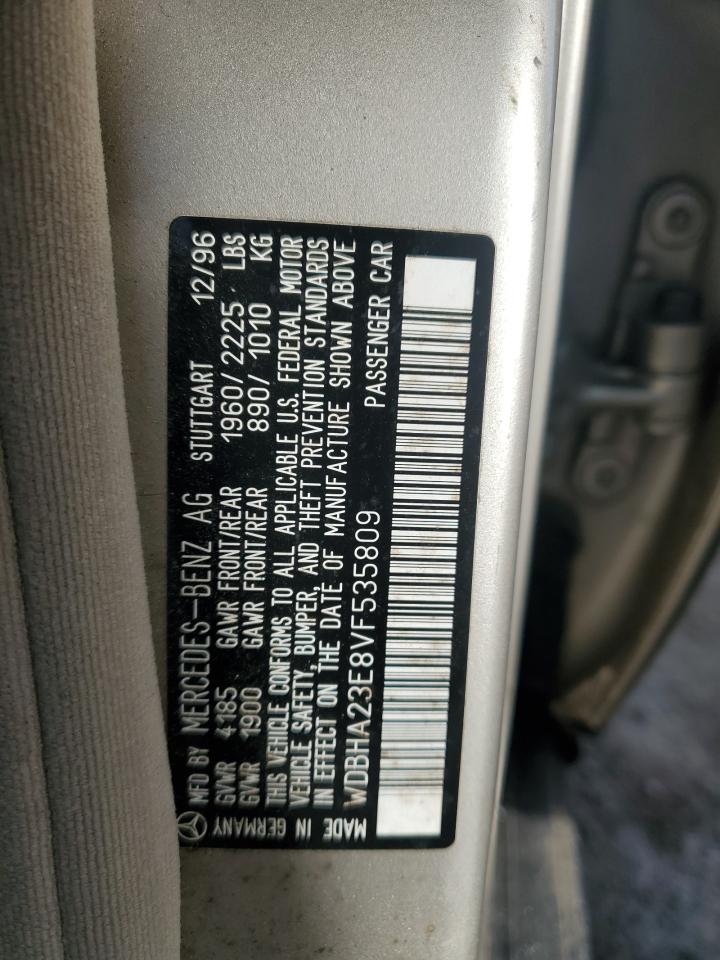 1997 Mercedes-benz C 230 Tan vin: WDBHA23E8VF535809