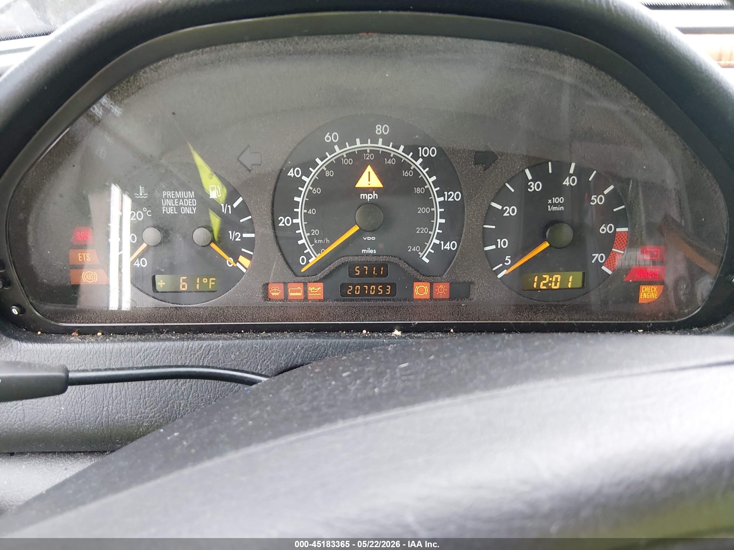 1997 Mercedes-benz C 230 Черный vin: WDBHA23E8VF549869