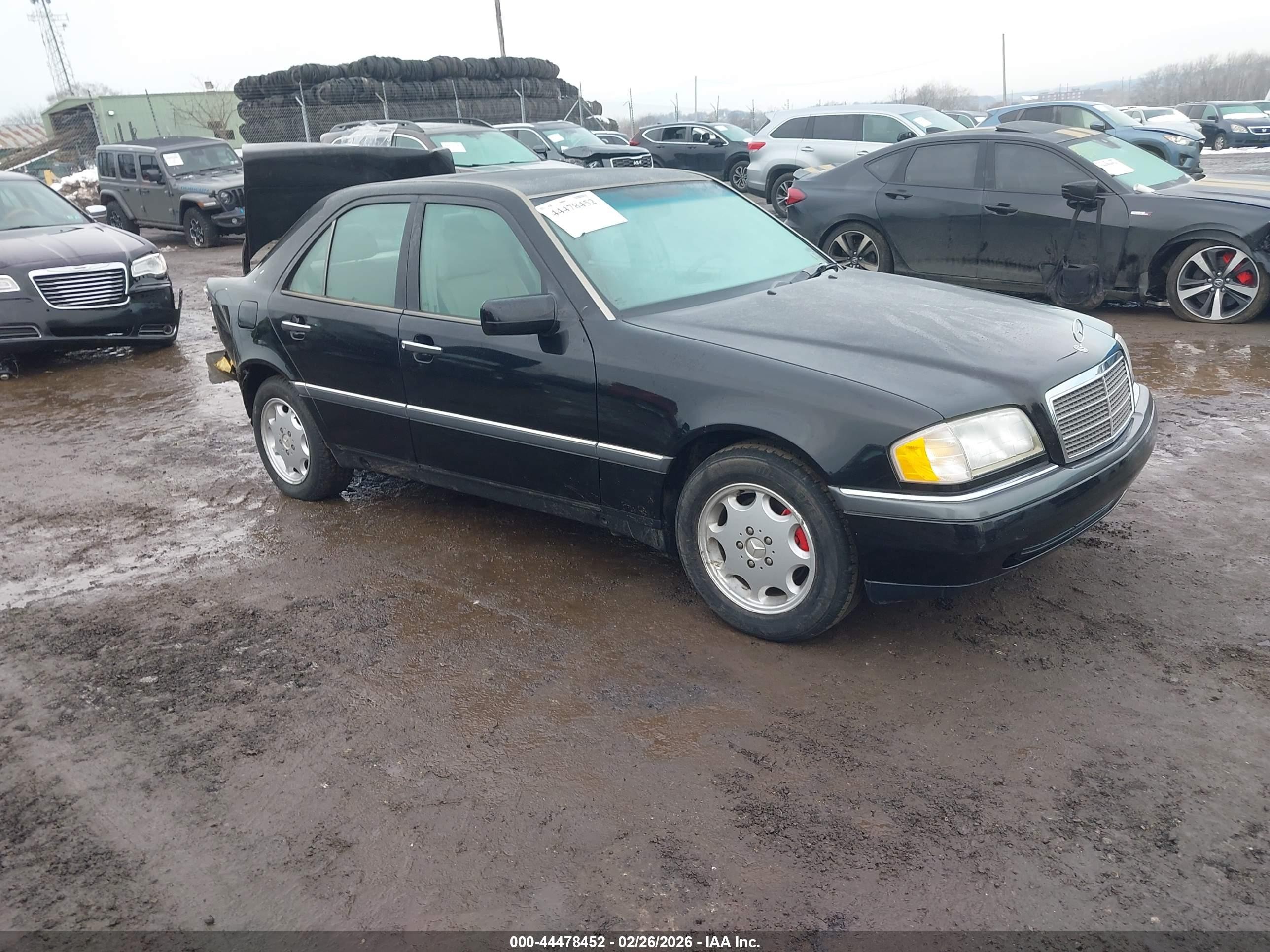 1997 Mercedes-benz C 230   Black vin: WDBHA23EXVF517750