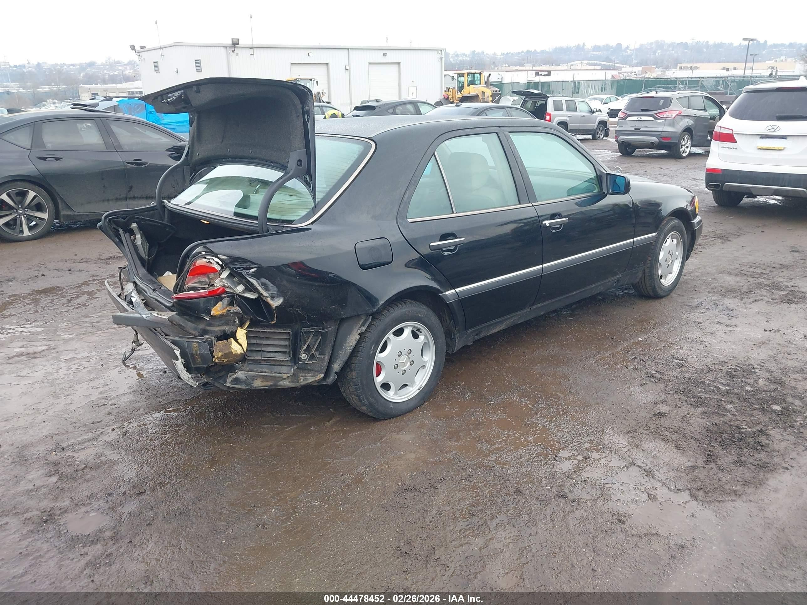 1997 Mercedes-benz C 230   Black vin: WDBHA23EXVF517750