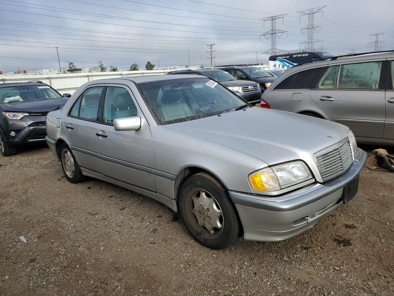 1998 Mercedes-benz C 230 Silver vin: WDBHA23G1WA641776