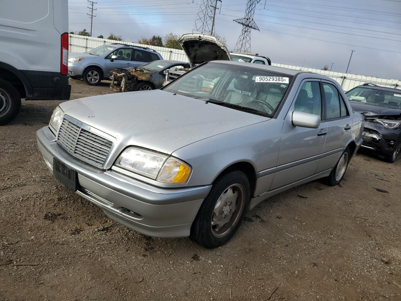 1998 Mercedes-benz C 230 Silver vin: WDBHA23G1WA641776