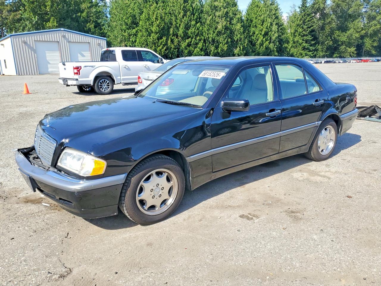 1998 Mercedes-benz C 230 Black vin: WDBHA23G5WA564233