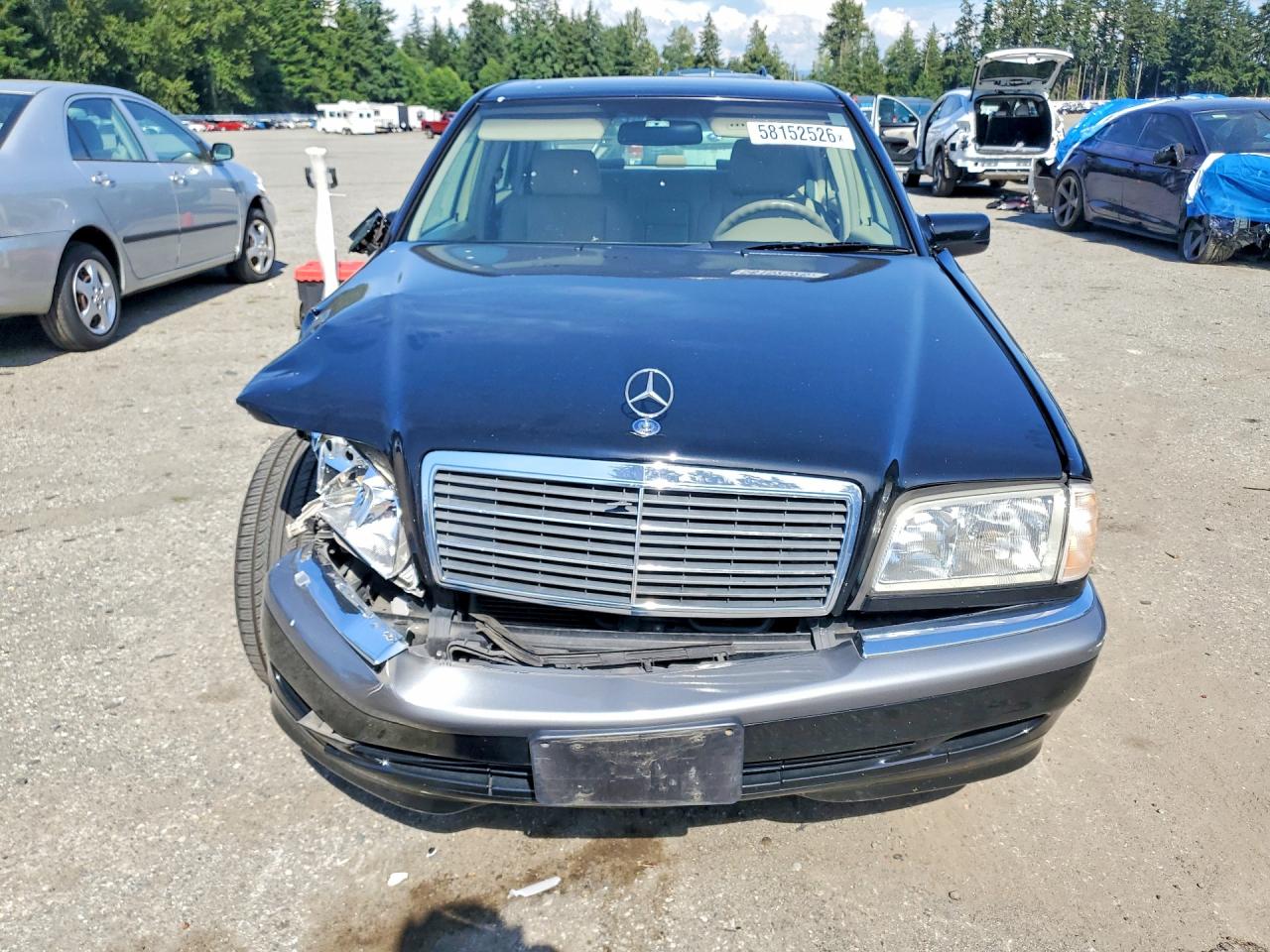 1998 Mercedes-benz C 230 Black vin: WDBHA23G5WA564233