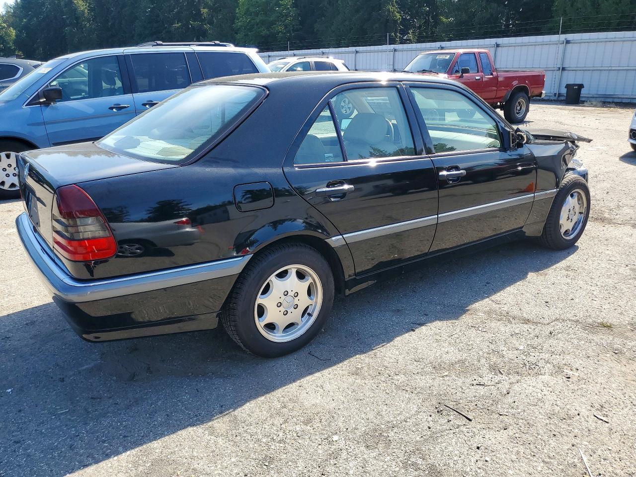 1998 Mercedes-benz C 230 Black vin: WDBHA23G5WA564233