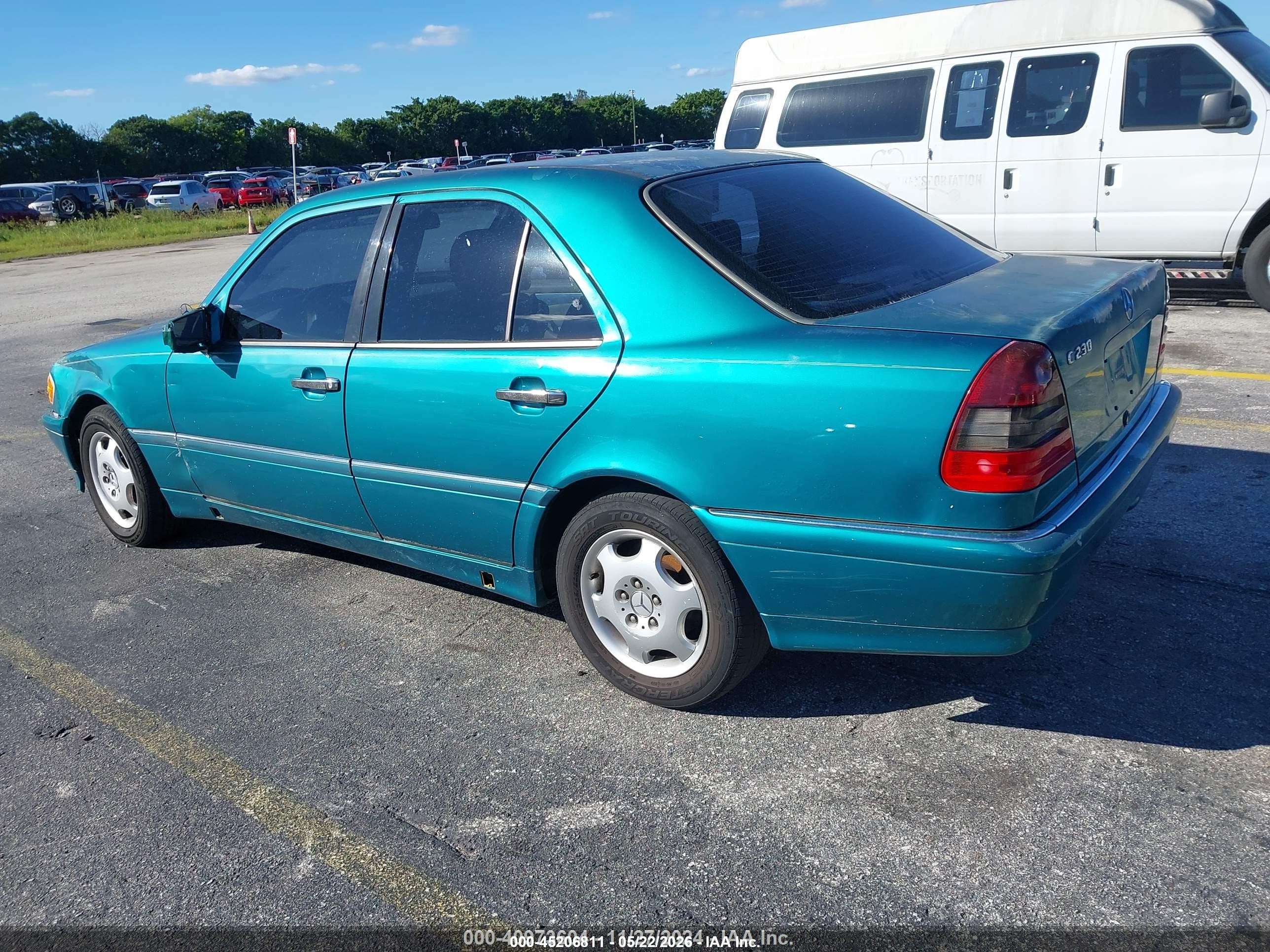 1998 Mercedes-benz C 230   Green vin: WDBHA23G5WA569920