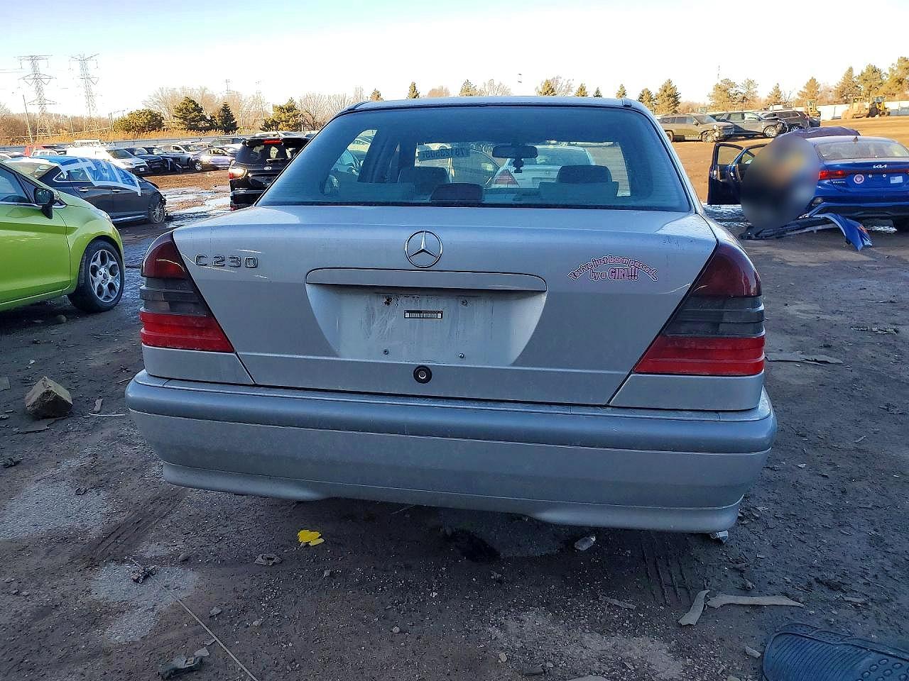 1998 Mercedes-benz C 230 Silver vin: WDBHA23G6WA595992