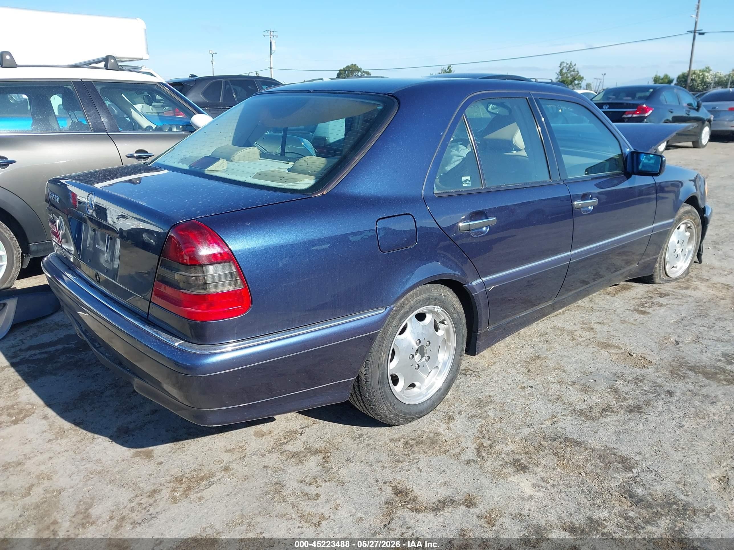 1998 Mercedes-benz C 230   Dark Blue vin: WDBHA23G7WA635772