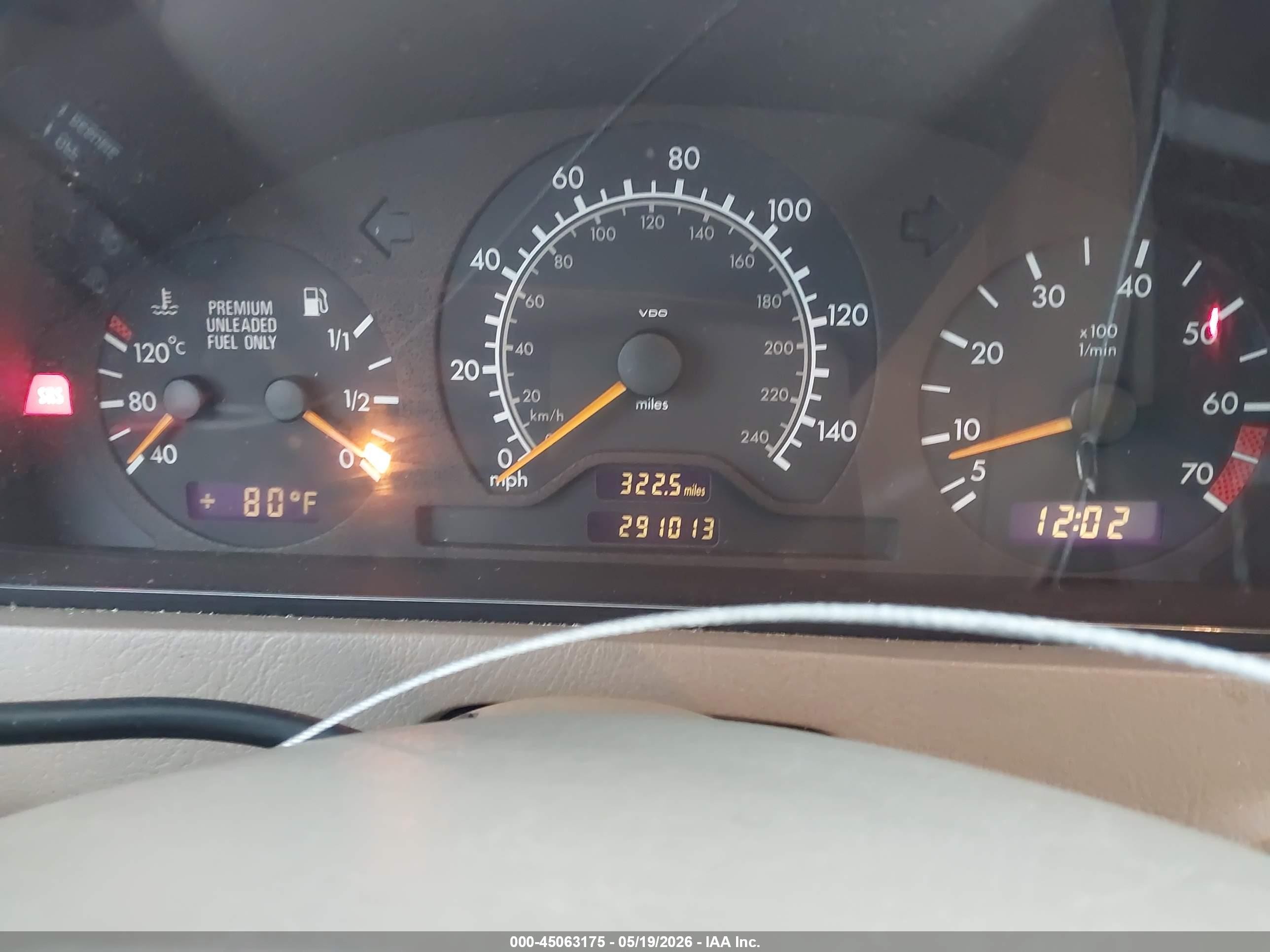 1998 Mercedes-benz C 230   Burgundy vin: WDBHA23G8WA638471