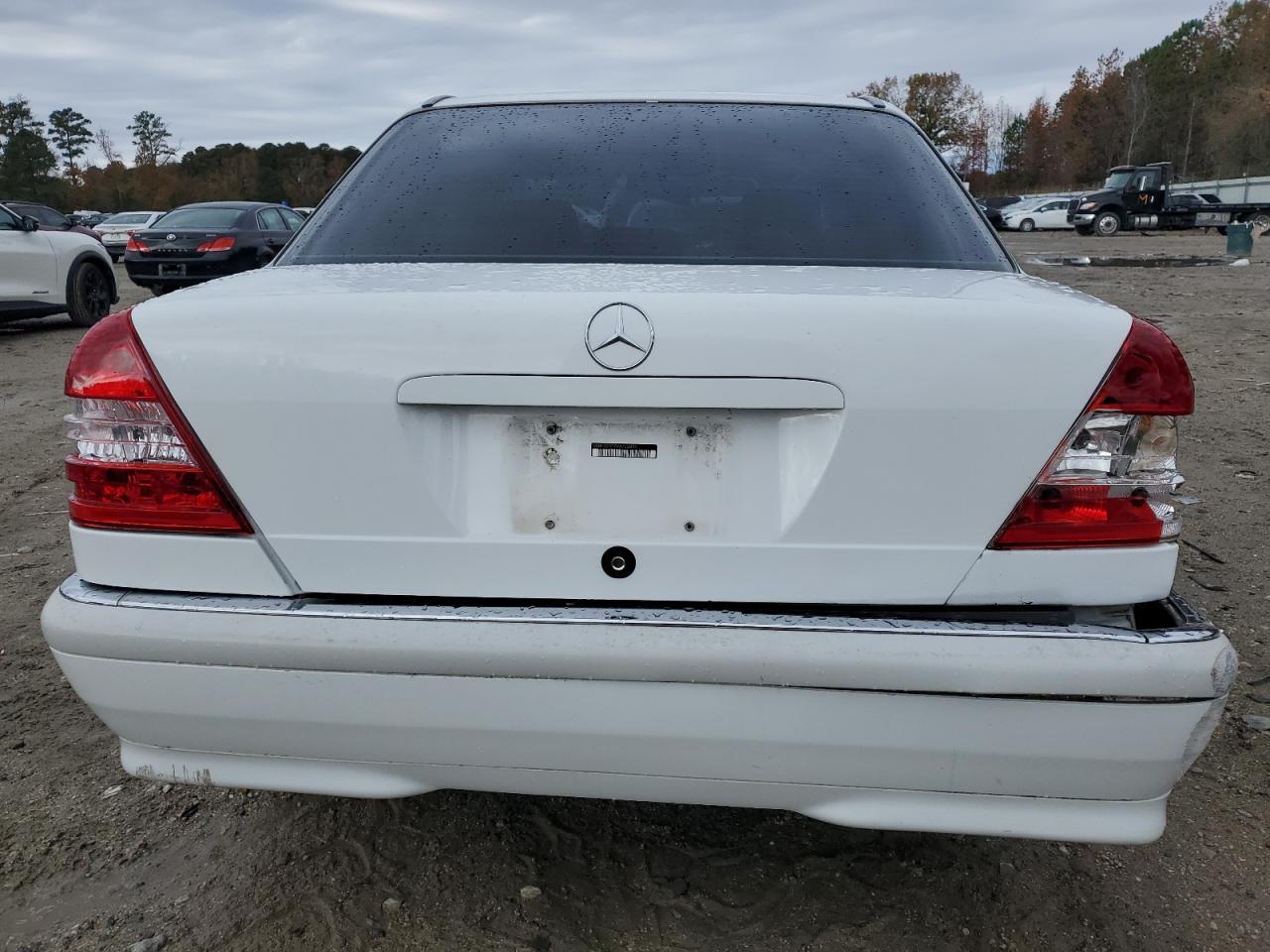 1999 Mercedes-benz C 230 White vin: WDBHA24G0XA753839